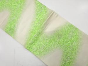 アンティーク　流水に石畳模様織り出し袋帯（材料）